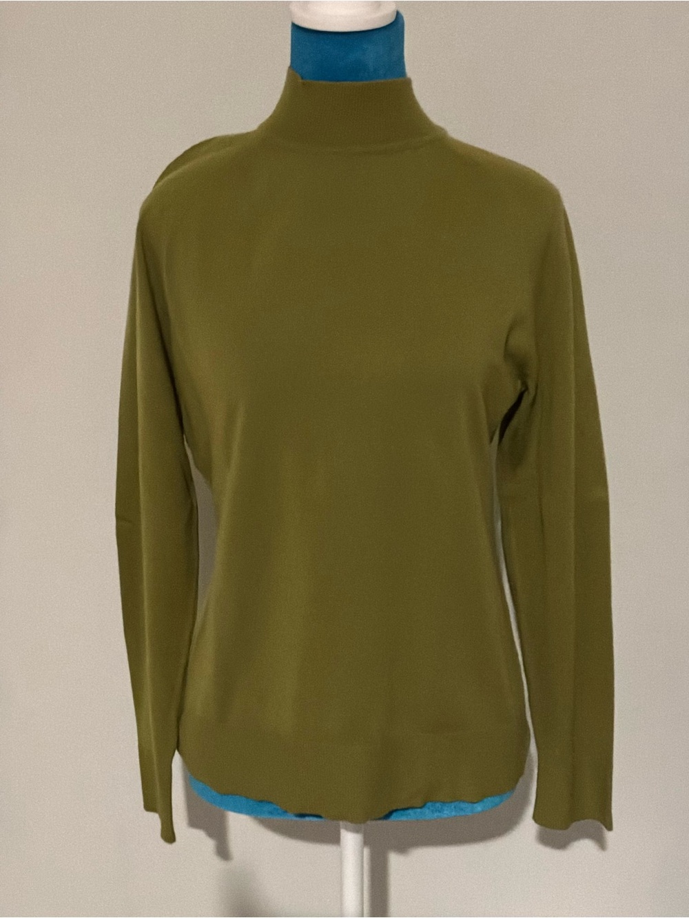 Uniqlo Olive Green Mock Neck Sweater
